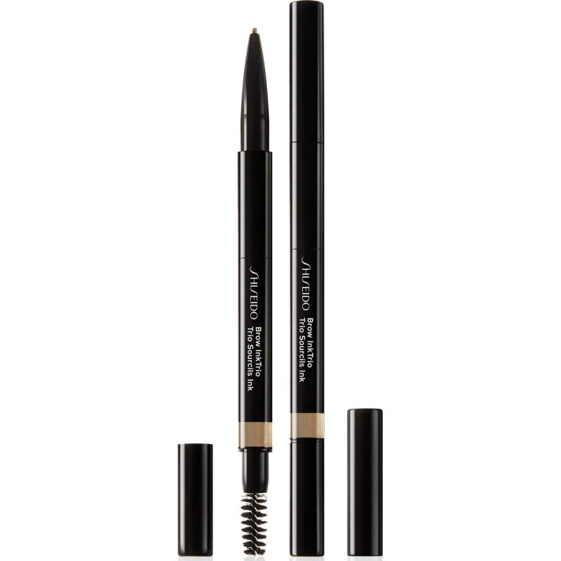 Shiseido Brow InkTrio 02 Taupe - Kredka, Puder i Szczoteczka