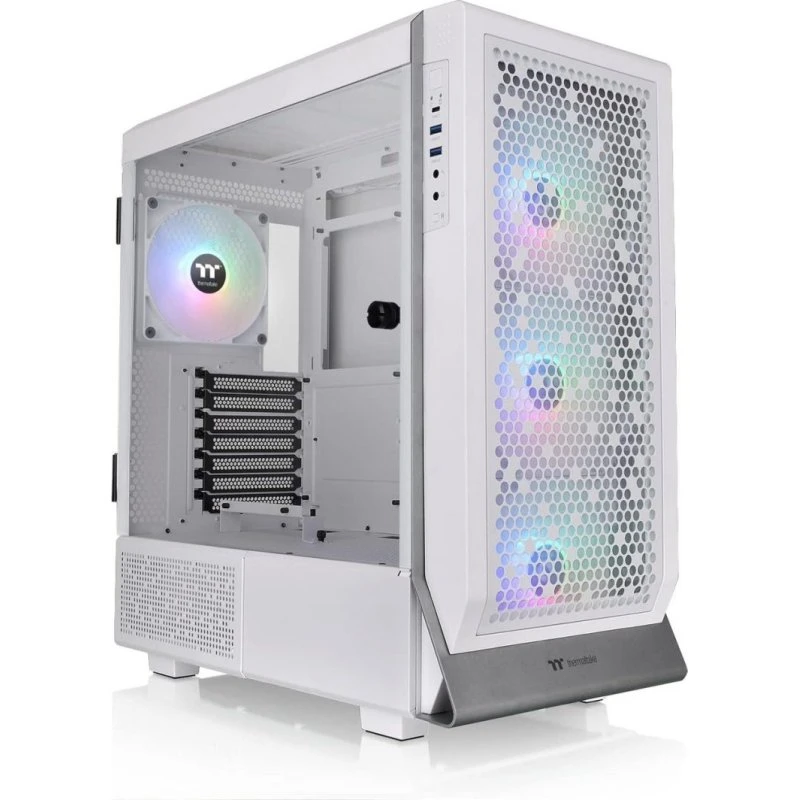 Thermaltake Ceres 500 TG ARGB Snow, obudowa mid-tower, biała, szkło hartowane