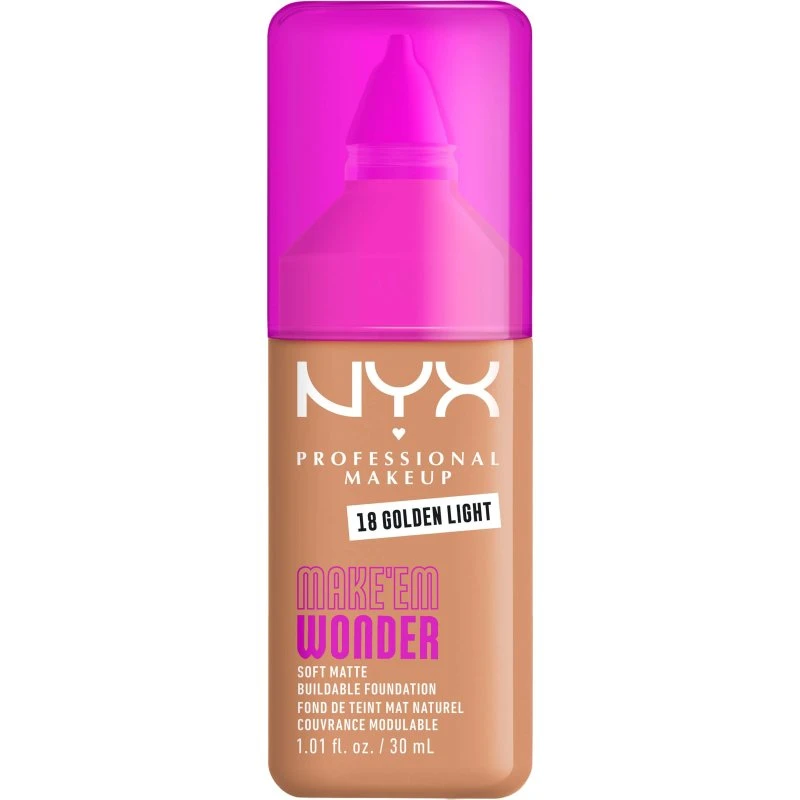 NYX Professional Makeup Make Em Wonder Foundation 18 Golden Light