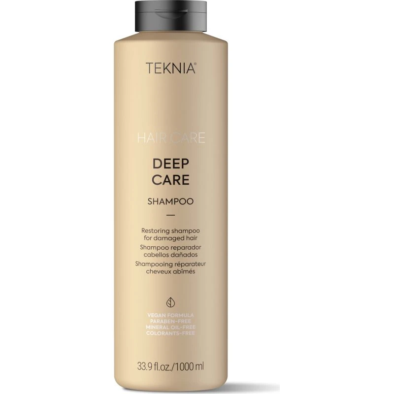 Lakme Teknia Deep Care Shampoo 1000 ml - Szampon Odbudowujący