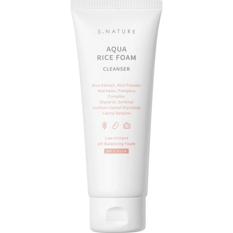 S.NATURE Aqua Rice Foam Cleanser 160 ml