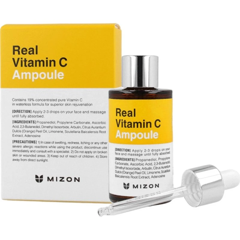 MIZON Real Vitamin C Ampoule 30ml - Rozjaśniające Serum z Witaminą C