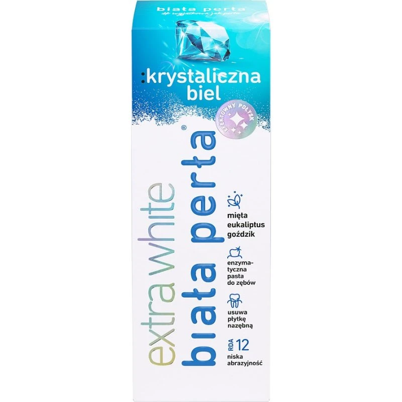 Biała Perła Krystaliczna Biel wybielająca pasta do zębów 75ml