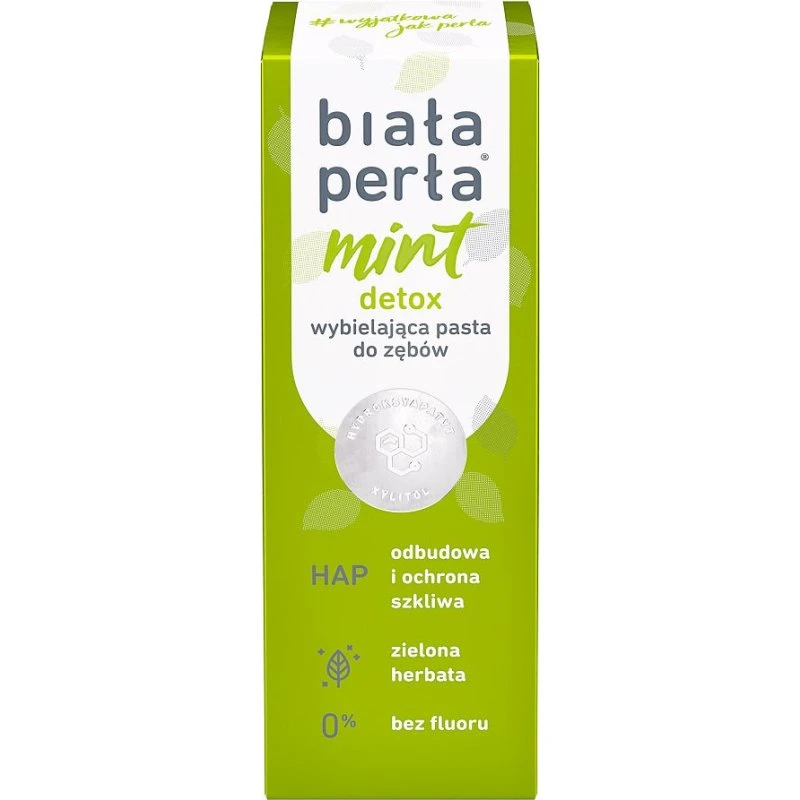Biała Perła Mint Detox pasta do zębów bez fluoru 75ml