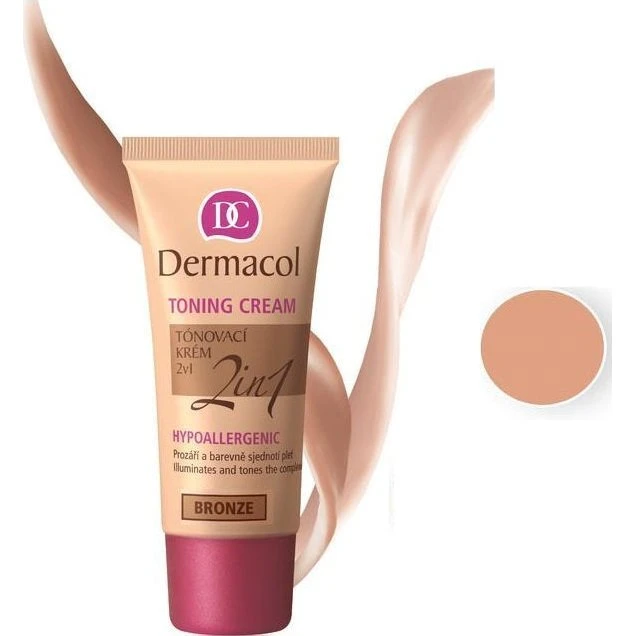 Dermacol Toning Cream 2in1 Hypoallergenic Bronze 30ml