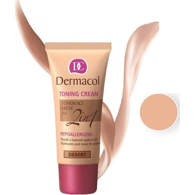 Dermacol Toning Cream 2in1 Hypoallergenic Desert 30ml