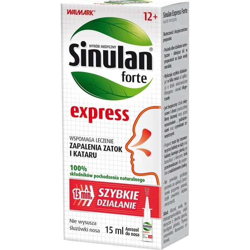 Sinulan Express Forte aerozol do nosa 15ml