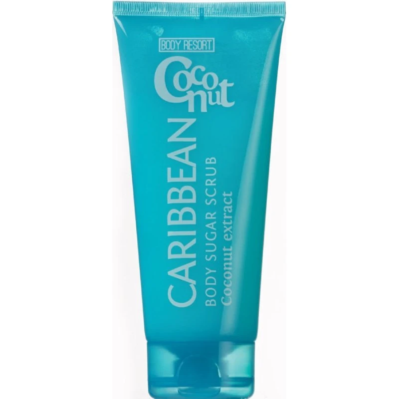 Body Resort Blue cukrowy peeling do ciała z kokosem 250g