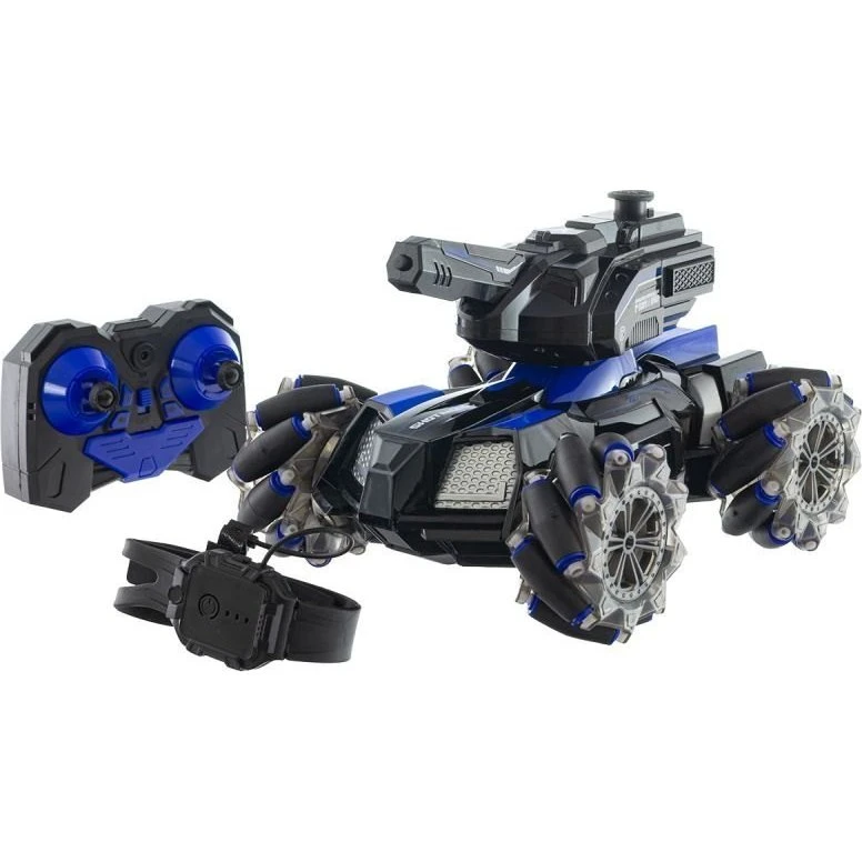 EUROBABY Zabawka czołg RC strzelający wodą 360°