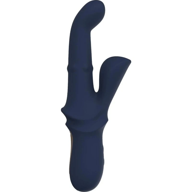 Dream Toys Goddess Iris wibrator duo z funkcją kołysania, granatowy