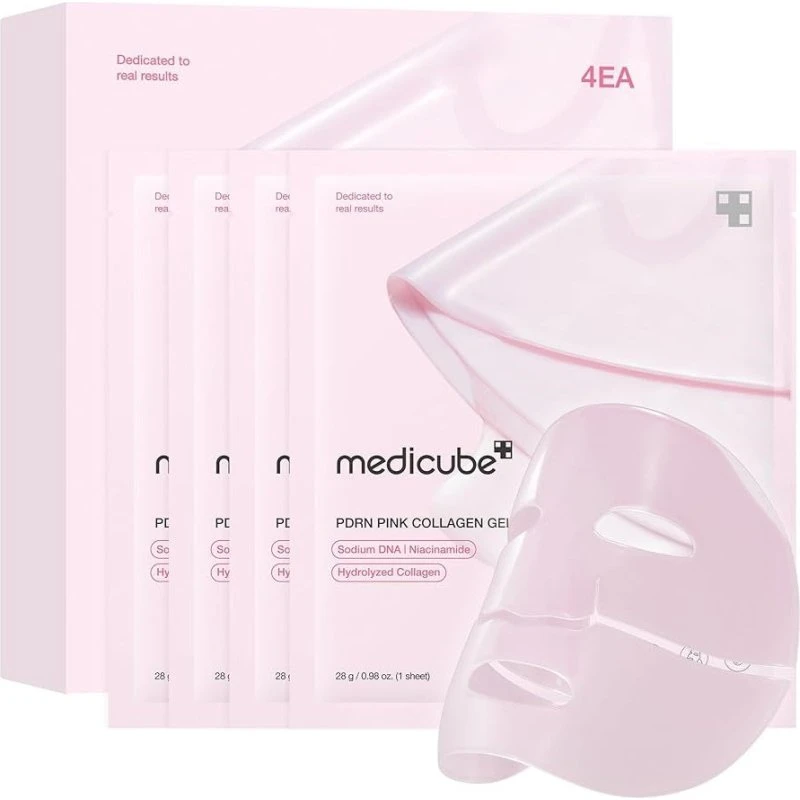 Medicube PDRN Pink Collagen Gel Mask 4x28g