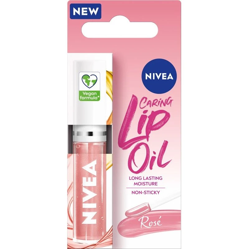 Nivea Caring Lip Oil Rose 5.5ml