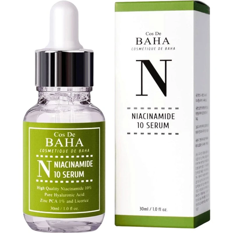 COS DE BAHA Niacinamide 10 Serum, 30 ml - Rozjaśniające i regulujące