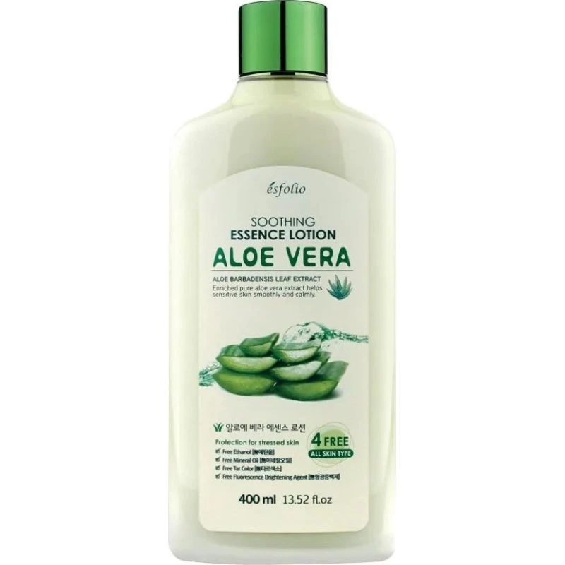 Esfolio Aloe Vera esencja łagodząco-nawilżająca 400ml