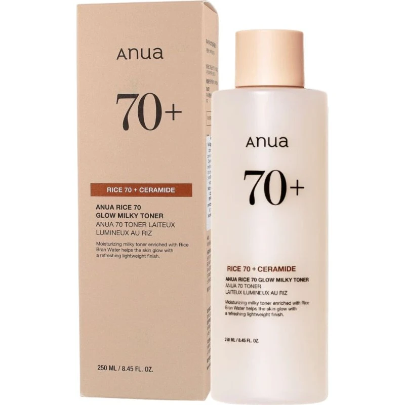 ANUA Rice 70 Glow Milky Toner, 250ml
