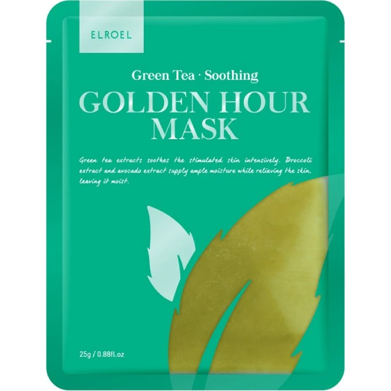 Elroel Golden Hour Mask łagodząca z zieloną herbatą 25g