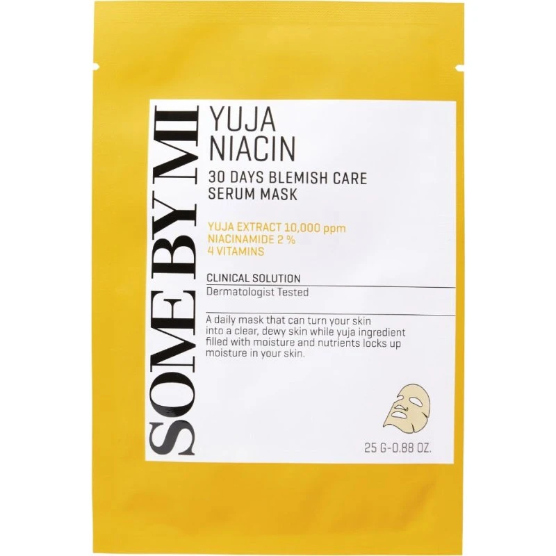 Some By Mi Yuja Niacin Blemish Care Serum Mask 25g