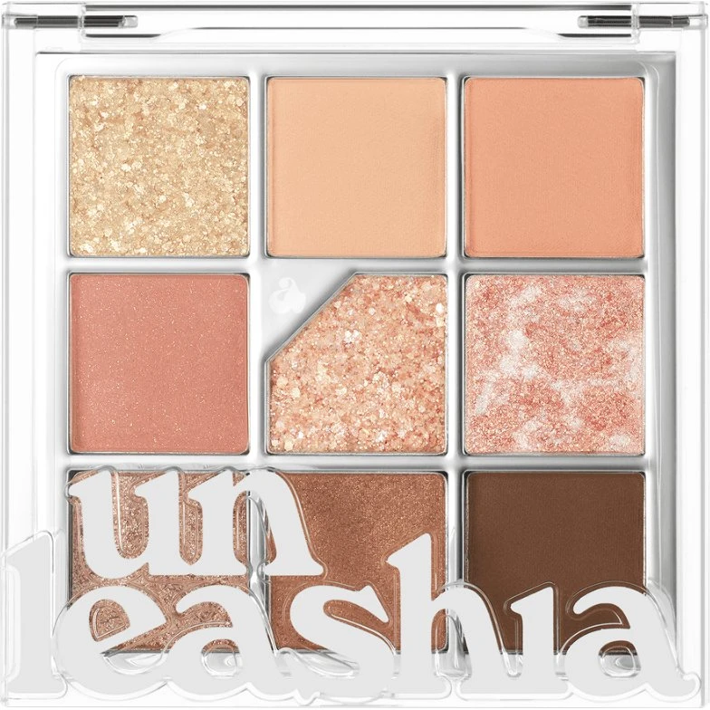 UNLEASHIA Glitterpedia Eye Palette N°3 All Of Coral Pink, 6.6 g