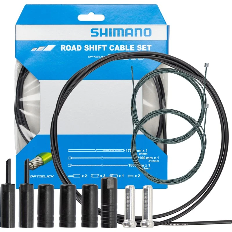 Shimano OPTISLICK OT-SP41 Czarny – Zestaw linek i pancerzy