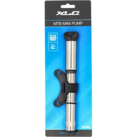 XLC Mini ATB M02 Pompka Rowerowa 220mm Alu Niebieska/Srebrna