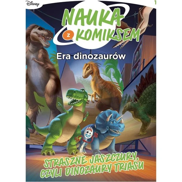 Nauka z komiksem: Era dinozaurów. Straszne jaszczury