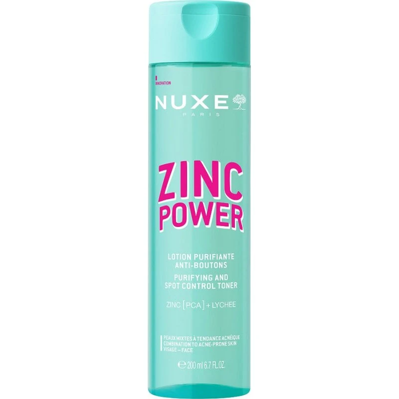 Nuxe Zinc Power tonik oczyszczający zwalczający wypryski 200ml