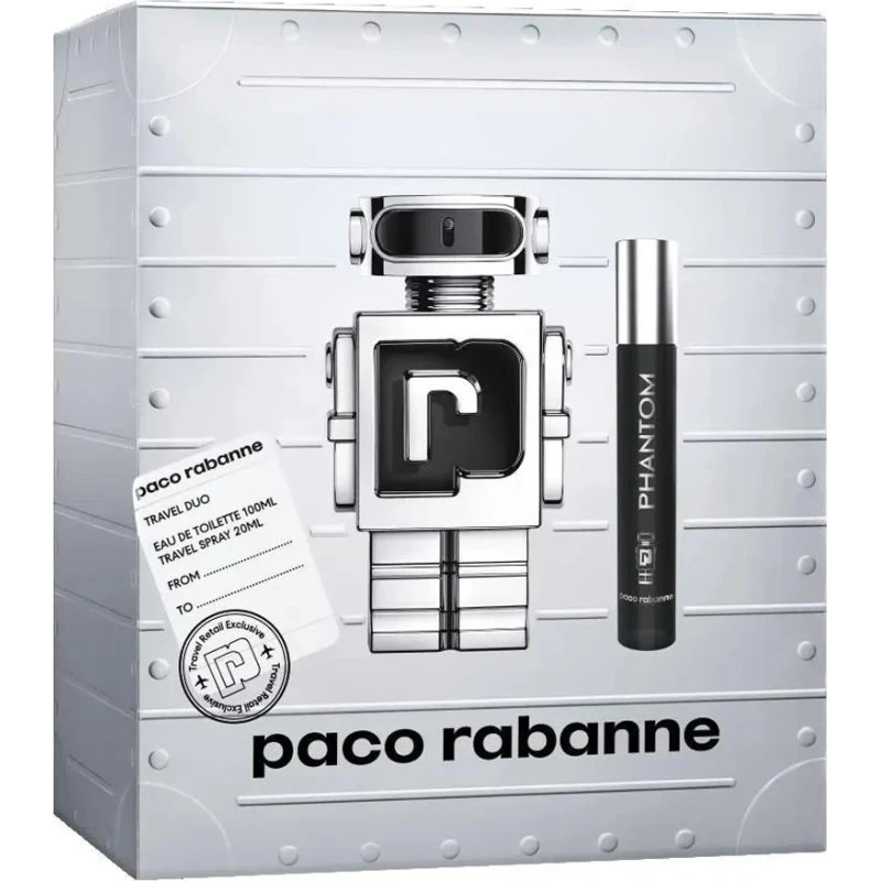 Paco Rabanne Phantom zestaw: woda toaletowa 100 ml + 20 ml