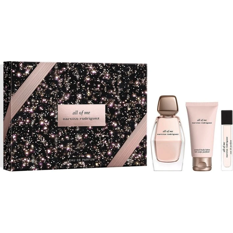 Narciso Rodriguez All Of Me zestaw: EDP 90ml, 10ml, balsam 50ml