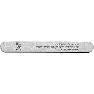 Peggy Sage Pilnik do paznokci Zebra 180/180 Giant 2-Way