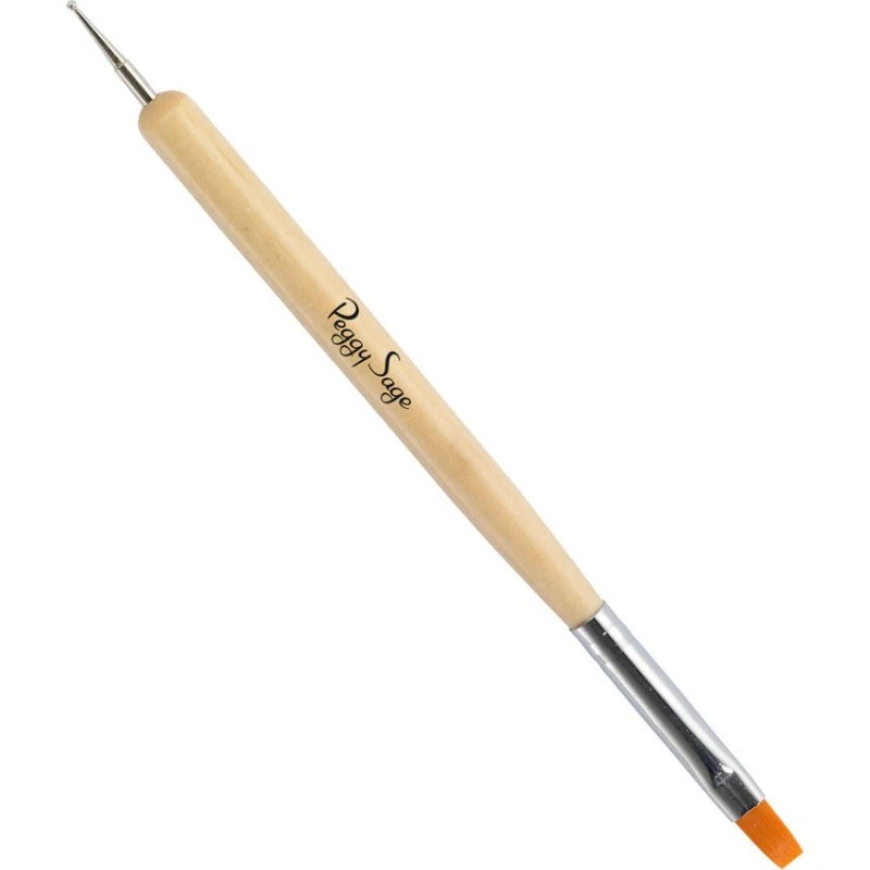 Peggy Sage 2-in-1 Brush pędzel i sonda do zdobień marmurkowych