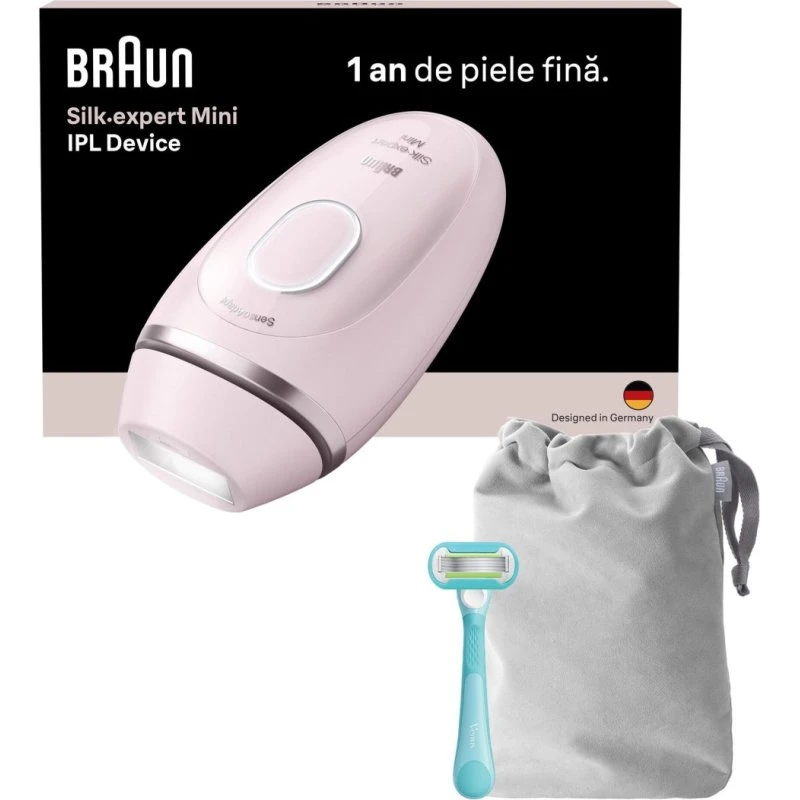 Braun Silk Expert Mini PL1111 Pink – Depilator IPL do domu