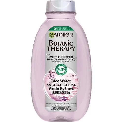 Garnier Botanic Therapy szampon wygładzający Woda Ryżowa 400ml