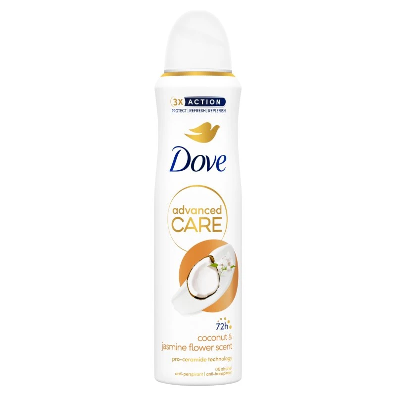 Dove Advanced Care Antyperspirant Coconut & Jasmine Flower 150 ml