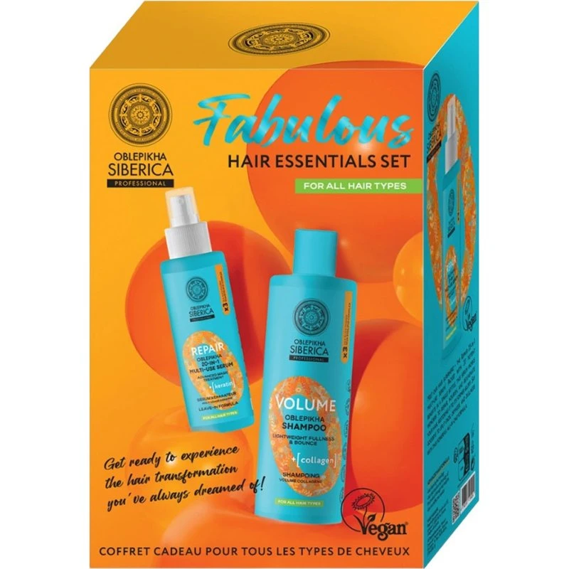 Natura Siberica Oblepikha Fabulous Hair Essentials Zestaw 2x250ml