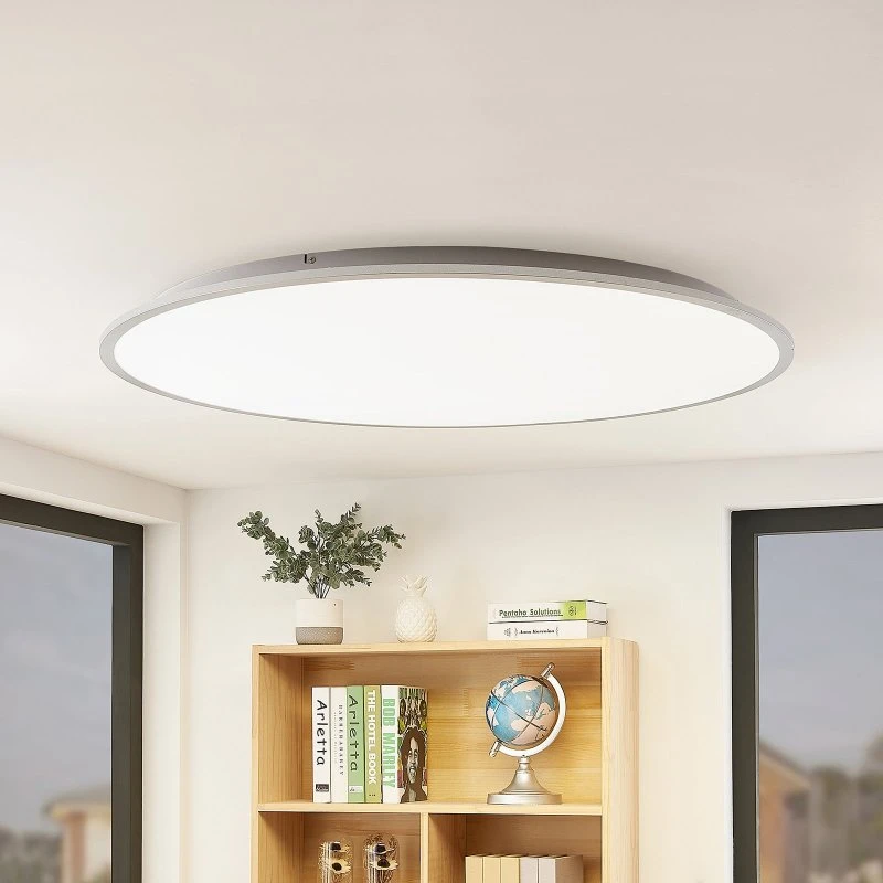 Lindby Narima LED Lampa Sufitowa 4000K Ø100 White/Silver