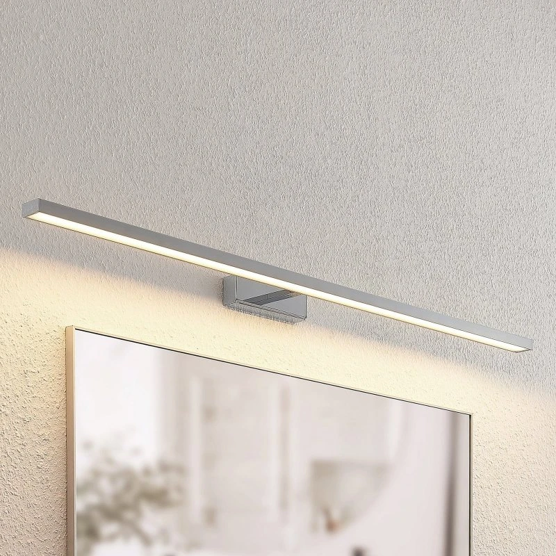 Oświetlenie lustra LED Lindby Jukka, 120 cm, chrom