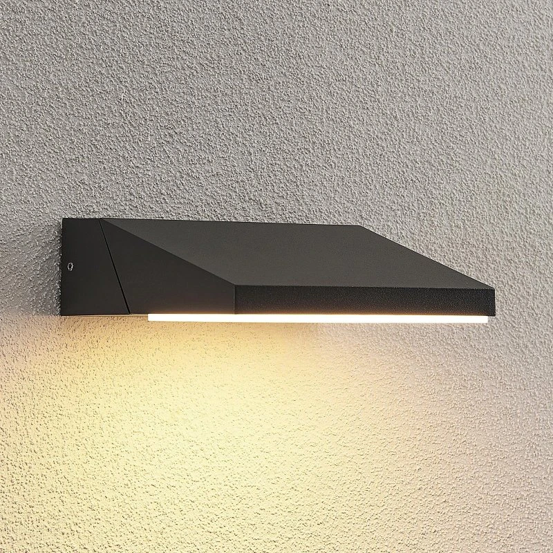 Lucande Auda LED Kinkiet Ogrodowy Anthracite