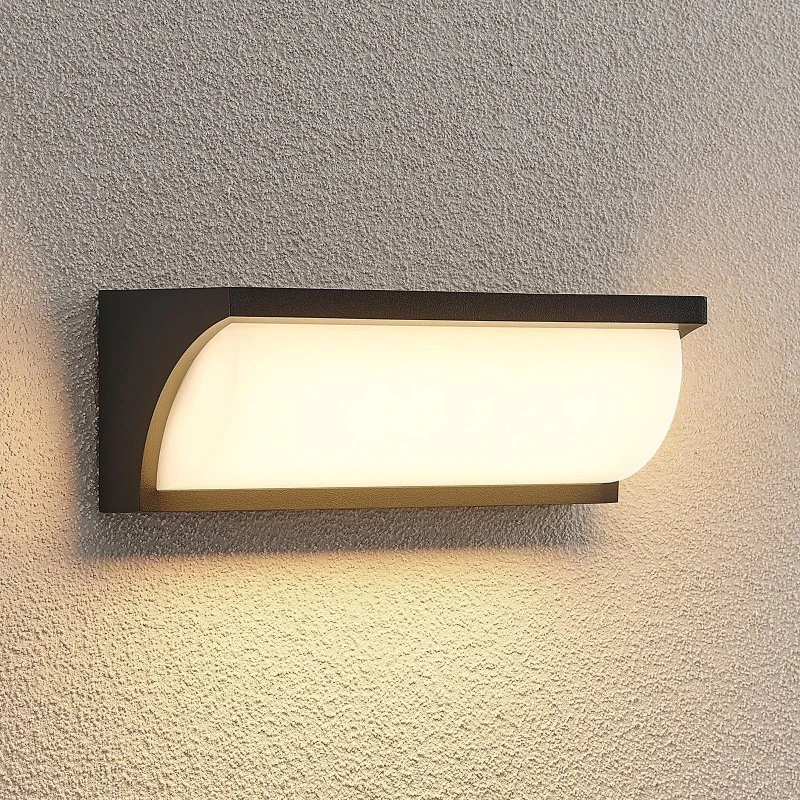 Lucande Aune LED Kinkiet Zewnętrzny Anthracite
