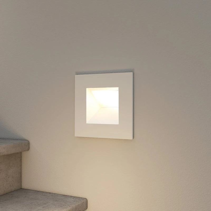 Arcchio Zamo Wbudowana Lampa Ścienna IP65 Biała G9 12cm