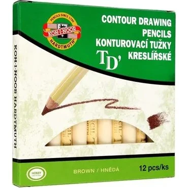 KOH-I-NOOR Kredka czeska do oczu i brwi brązowa