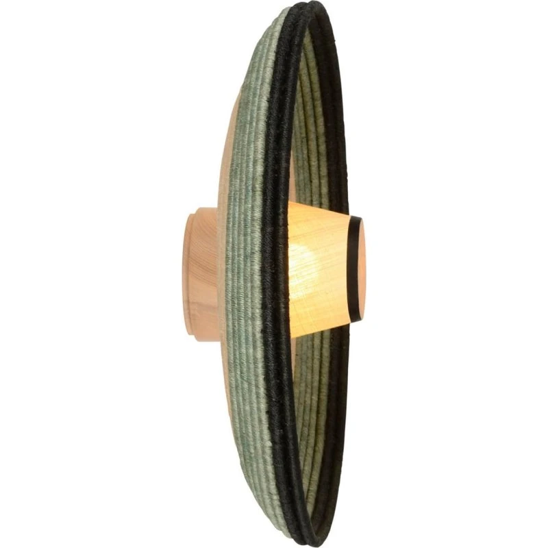 Forestier Grass M Blue - Lampa ścienna z abacá i rafii