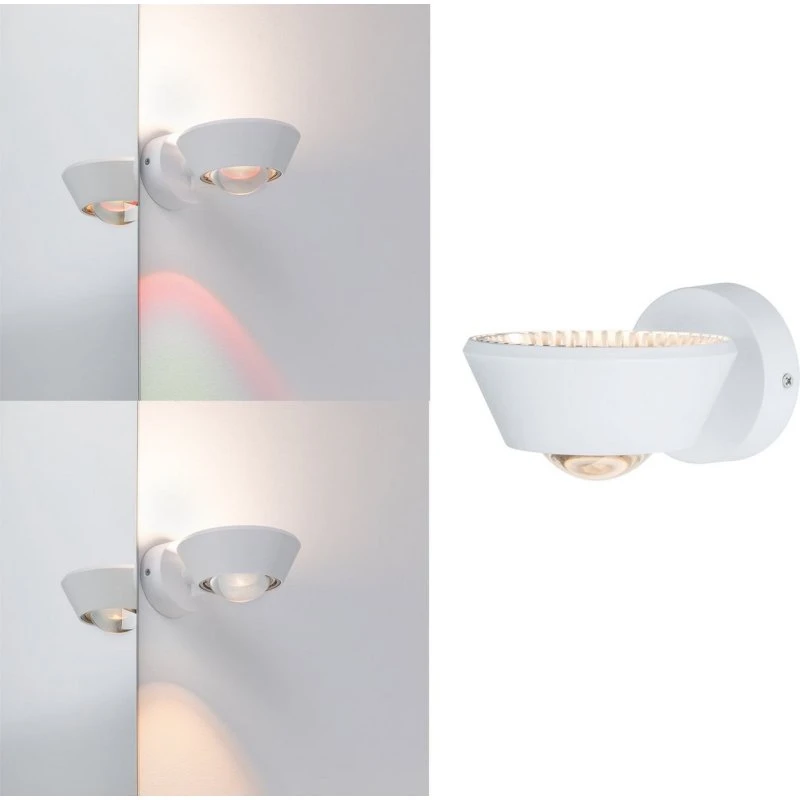 Paulmann Sabik LED Lampa Ścienna IP44 Matowy Biały