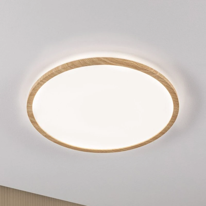Panel LED Paulmann Atria Shine, 42 cm, wykończenie drewniane