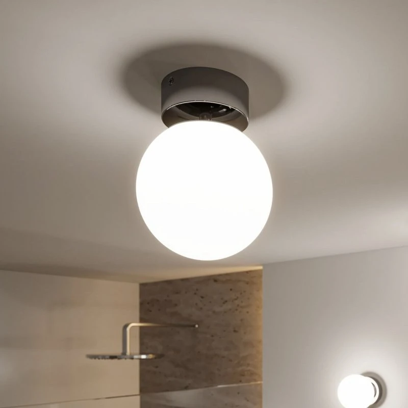Paulmann Gove LED Lampa sufitowa IP44 chrom/satyna Ø12