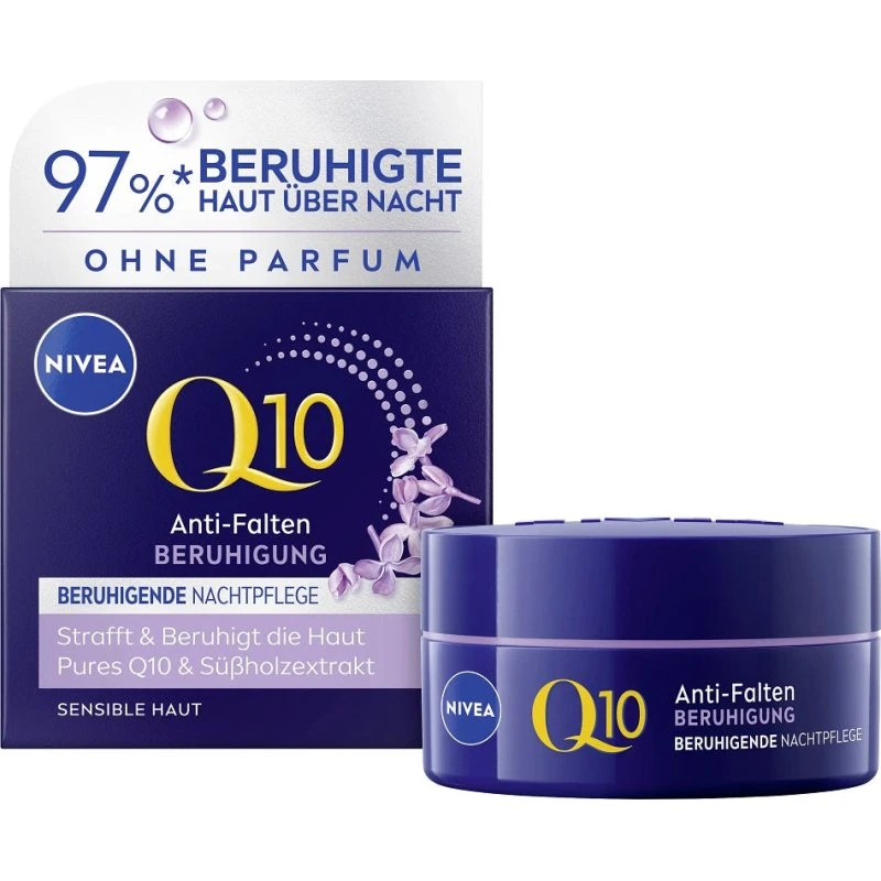 Nivea Q10 Ukojenie krem przeciwzmarszczkowy na noc 50ml