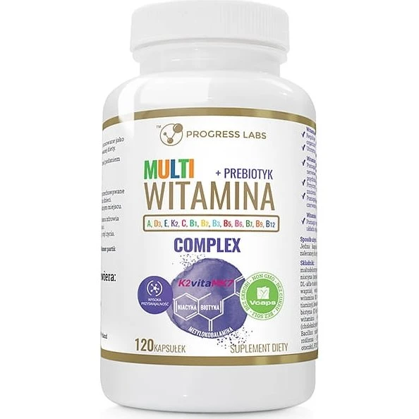 Progress Labs Multiwitamina Complex K2+D3 120 Kaps