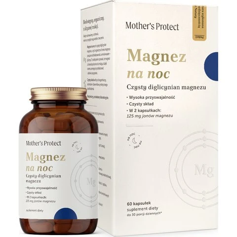 Mother's Protect Magnez na noc 60 kapsułek