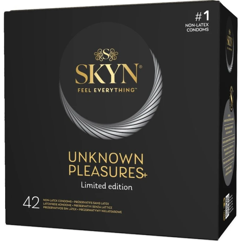 SKYN Unknown Pleasures Limited Edition nielateksowe prezerwatywy mix 42 szt.