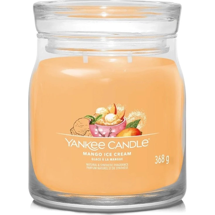 Yankee Candle Świeca Zapachowa Mango Ice Cream 368g