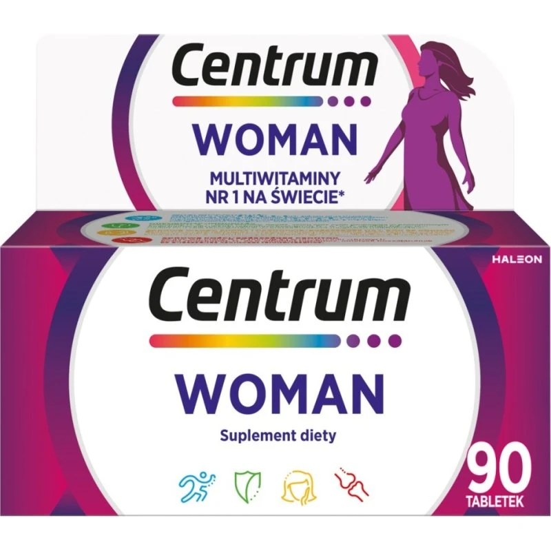 Centrum Woman multiwitaminy dla kobiet, 90 tabletek